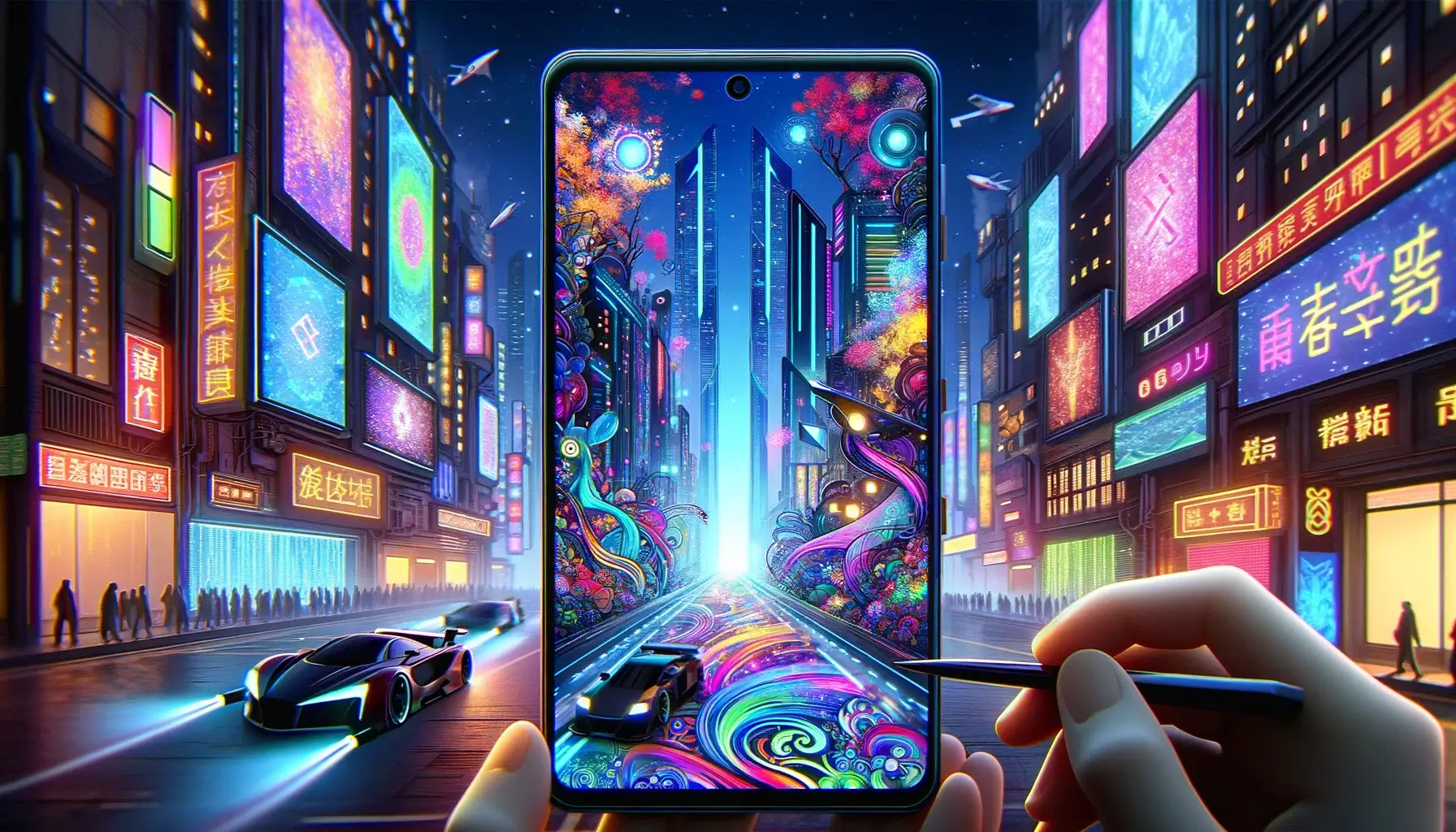 AI-powered phone wallpapers