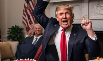 donald trump happy