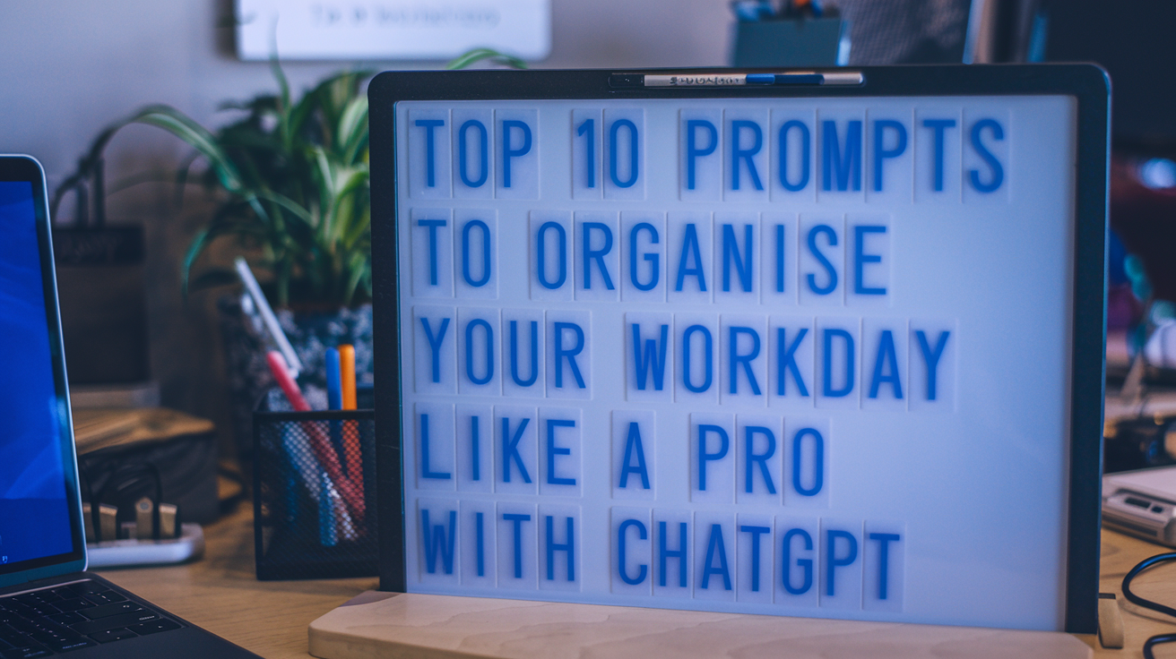 Top 10 Prompts to Organise Your Workday Like a Pro with ChatGPT