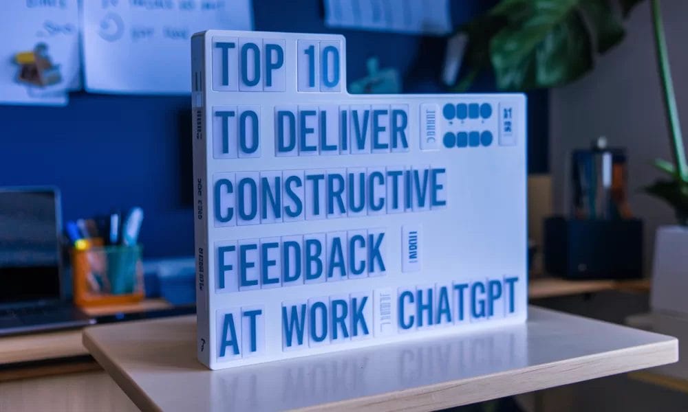 Deliver Constructive Feedback with ChatGPT