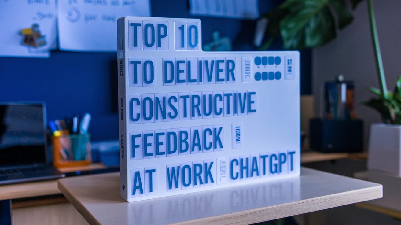 Deliver Constructive Feedback with ChatGPT