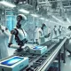 Humanoid robots in iPhone production