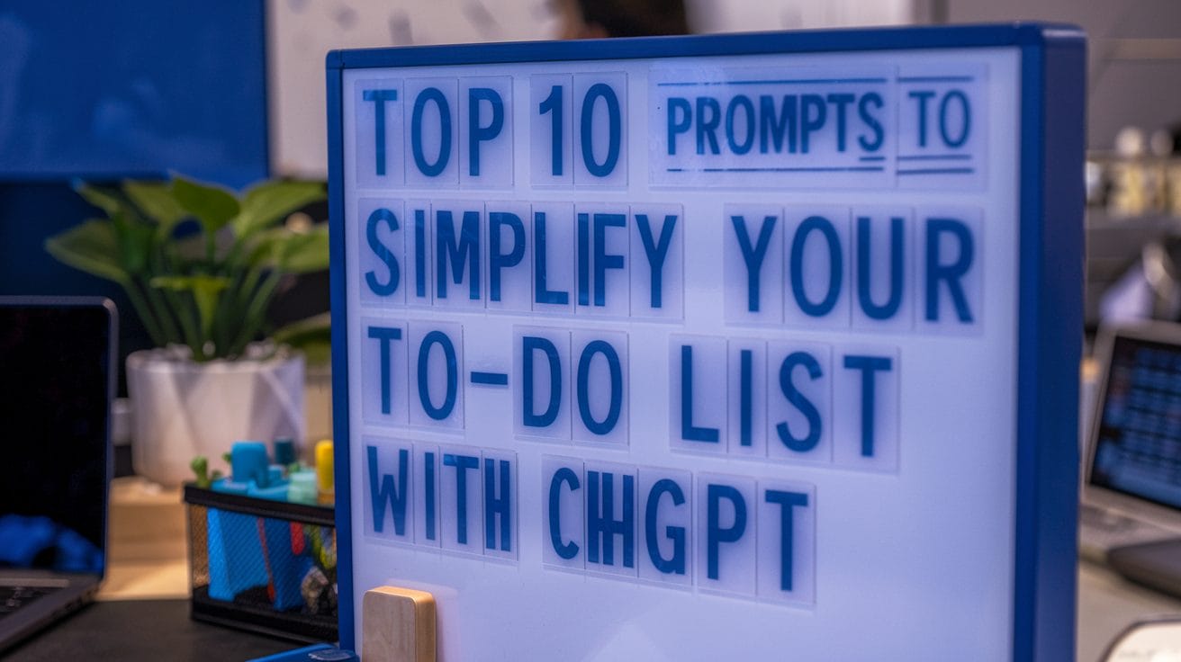 Simplify Your To-Do List with ChatGPT