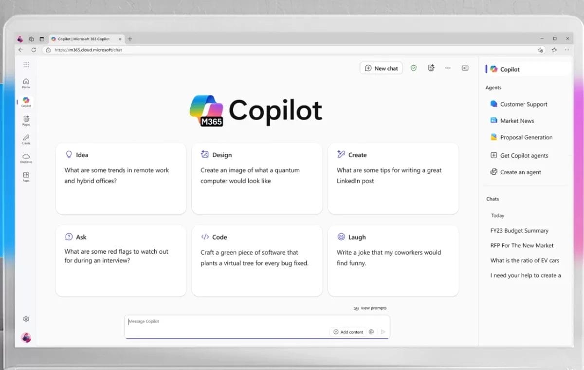 Microsoft 365 Copilot Chat