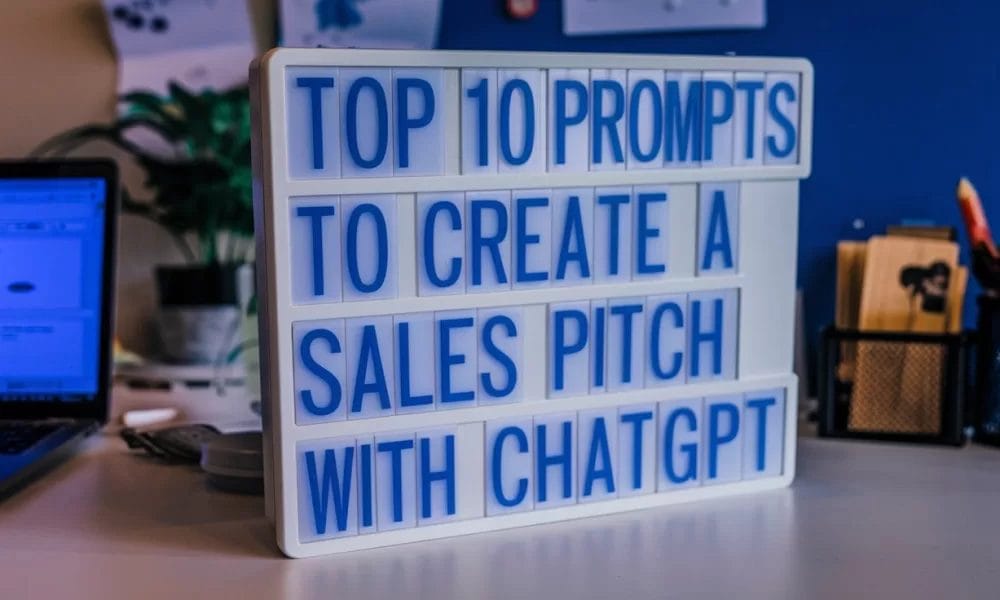 Create a Winning Sales Pitch with ChatGPT