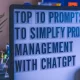 Simplify Project Management with ChatGPT