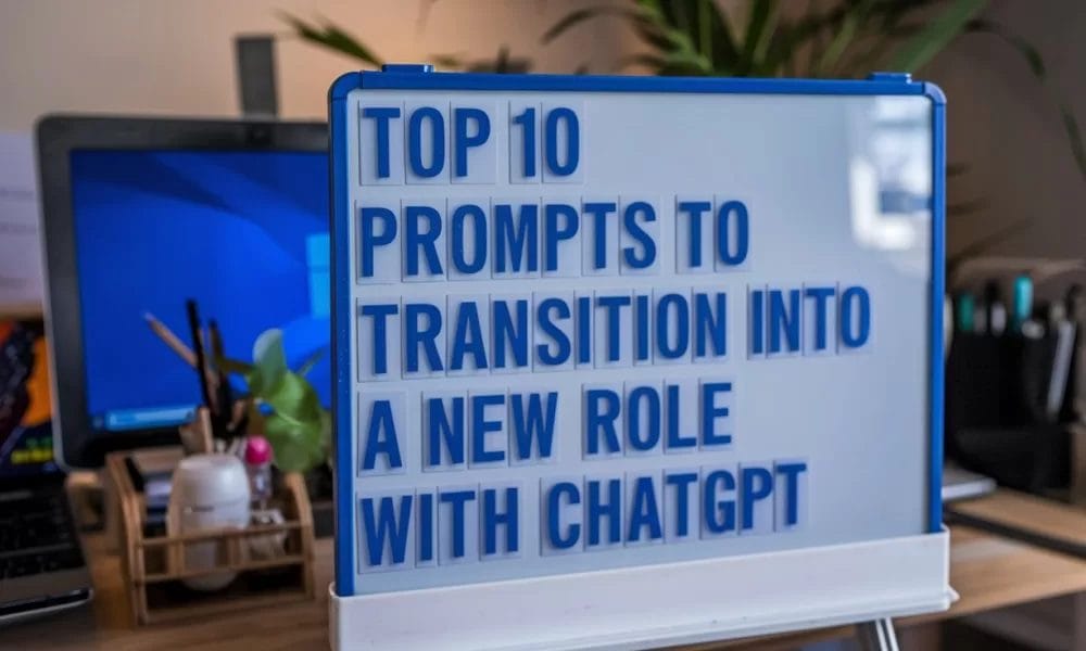 Transition into a New Role with ChatGPT